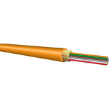 OCC DX006TALT9QP DX Series Fiber Optic Cable, Plenum Indoor/Outdoor Rated, 6-Strand, 900um Tight Buffered, OFNP Rated, OM3, 50/125, Multimode, Blue Jacket