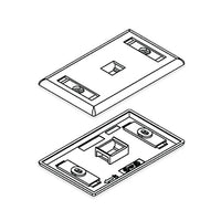 OCC FPSK0101 KMJ Commercial Faceplates
