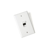 OCC FPSK02A12 Single-Gang Angled Faceplate, 2 KMJ, Bright White