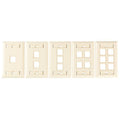 OCC FPSR0601 Assembly Faceplate, 6-Port, UMJ, Office White