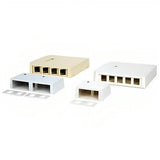 OCC SMEK200 2-Port Surface Mount Enclosure, UMJ, Ivory