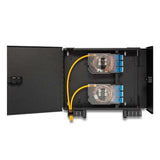 OCC WTC2BC Cabinet Wall Mount Fiber Enclosure, Customer Side Door Removable with locking Slam Latches