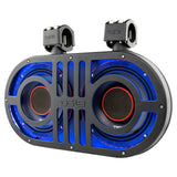Dual 8' Marine and Powersports PRO Roll Cage Sound Bar System with Built in LED RGB Lights 500 Wa... - detail view | Silarius