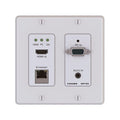 Kramer WP-20/US(W) US-D-Size WP-20 with 2-Gang DECORA Frame, Faceplate Set, Power Adapter and US Power Cord, White