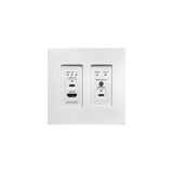 ZeeVee ZUHD60-1WE Encoder, Wall Plate, 2x1 Switching
