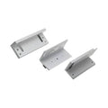 Locknetics M420 TJ420 Electromagnetic Lock Mounting Kit, Top Jamb, Satin Aluminum, for M420 Inswinging Door