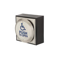 Locknetics PPH-100-PL Large Red Push Button, Black