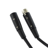 MADE BACK STAGE Microphone Cable XLR3 Female to XLR3 Male, 20' - front view | Silarius