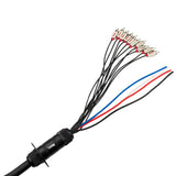 Snake, Medusa 10 Channel RCA and 4 x 12GA OFC Power Wire 50 Feet - side view | Silarius