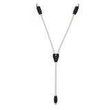 RCA Marine Grade Tinned 100% Copper OFC Y Connector 1 FEMALE to 2 MALE - WHITE - detail view | Silarius
