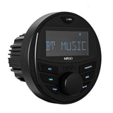 Marine and Powersports Headunit 2.75' LCD screen , 1 Zone, 4 volts Output, BT, RDS 4 X 40 Watts - side view | Silarius