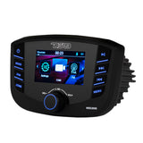 Marine Headunit TFT screen , 3 Zones, 4 volts Output, Bluetooth, RDS 4X50 Watts With DAB+ for Europe - rear view | Silarius