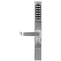 Napco DL1250/26D2 Push Button Aluminum Door Trim with 1-Knob, up to 100-Users, Satin Chrome