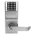 Napco DL2700IC/26D Trilogy T2 Standalone Push Button Cylindrical Lock, Satin Chrome