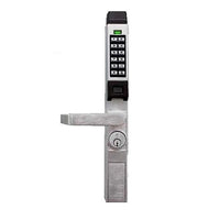 Napco PDL1300NW/26D1 Networx Narrow Stile Wireless Access Prox Lock Trim with Built in Wiegand Proximity ID Card Reader