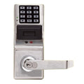 Napco PDL5300/26D Electronic Double Sided Digital Proximity Lock, Standard Key Override, Satin Chrome Finish