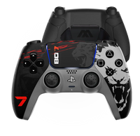 MODDEDZONE NIGHTFALL EXTREME PS5 SMART PRO CUSTOM MODDED CONTROLLER - front view | Silarius