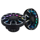 6.5 Marine Coaxial Speaker With Kevlar Cone, Bullet Tweeter, Neodymium Magnet, and Digital LED Ligh... - side view | Silarius