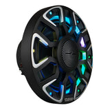 6.5 Marine Coaxial Speaker With Kevlar Cone, Bullet Tweeter, Neodymium Magnet, and Digital LED Ligh... - rear view | Silarius