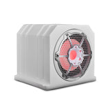 Dual 10' Marine Subwoofer Enclosure with 10' Passive Radiator and LED RGB Lights 350 Watts Rms 4-... - detail view | Silarius