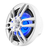 NXL 6x9' 2-Way Coaxial Marine Speaker with LED RGB Lights | 125W RMS 4-Ohm - detail view | Silarius