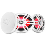 NXL 6x9' 2-Way Coaxial Marine Speaker with LED RGB Lights | 125W RMS 4-Ohm - front view | Silarius