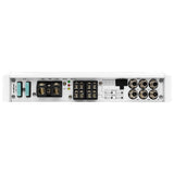 NXL 4-Channel Full-Range Class D IPX5 Marine Amplifier | 4 x 150W RMS @ 4-Ohm - detail view | Silarius