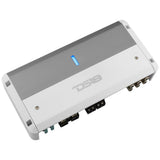 NXL 4-Channel Full-Range Class D IPX5 Marine Amplifier | 4 x 150W RMS @ 4-Ohm - rear view | Silarius