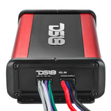 NXL 4-Channel Full-Range Class D Waterproof IP67 Marine and Powersports NANO Amplifier 4 x 100 Watt... - side view | Silarius