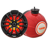 NXL 8' Pod 375W Speaker with Integrated RGB LED Lights (Pair) - Perfect for Jet Skis - detail view | Silarius