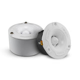 NXL 3.8' Marine Water-Resistant Super Bullet Tweeter with 1' Aluminum Voice Coil | 120W RMS 4-Ohm - front view | Silarius