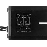 NXL 4-Channel Full-Range Class D IP67 Marine and Powersports Amplifier 4 x 150 Watts Rms @ 4-Ohm - side view | Silarius