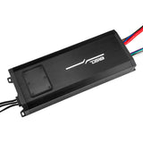 NXL 4-Channel Full-Range Class D IP67 Marine and Powersports Amplifier 4 x 200 Watts Rms @ 4-Ohm - rear view | Silarius