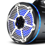Jeep Gladiator JT Mounting Bar + 4x 8” Marine Tower Speakers with RGB LED Lights