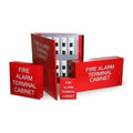Space Age Electronics SSU00661 Terminal Cabinet Size A, 64-Terminals, Keyed, Red