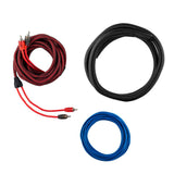 0-GA OFC 100% Copper Amplifier Installation Kit - RED - detail view | Silarius