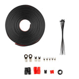 4-GA OFC 100% Copper Amplifier Installation Kit - RED - detail view | Silarius