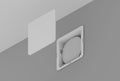 Oberon 1018-00 11IN (279 mm) Recessed Wall & Hard-Lid Ceiling Mounted Plastic Access Point Enclosure with Low Profile Snap-on Cover