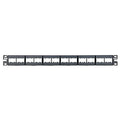 Panduit CPP24WBLY Mini-Com 24-Port Patch Panel, 1RU, Black (Pack of 10)