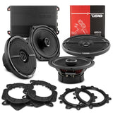 Premium Coaxial Speakers 6.5' & 6x9' with Amplifier and OEM Adapters - front view | Silarius