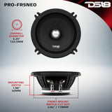 PRO 5.25' Neodymium Full-Range Bullet Loudspeaker 200 Watts Rms 4-Ohm - detail view | Silarius