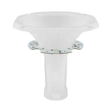 DS18 PRO-HA110CL Twist On 1' 110 6.14' Depth Plastic Horn Clear with RGB LED Lights - detail view | Silarius