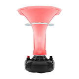 DS18 PRO-HA110CL Twist On 1' 110 6.14' Depth Plastic Horn Clear with RGB LED Lights - detail view | Silarius