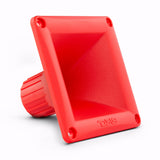 1" Throat Twist On 45x45 2.68" Depth Plastic Horn - detail view | Silarius