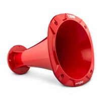 2' Throat Bolt On 27° 10.84' Depth Aluminum Horn - front view | Silarius