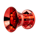2' Throat Bolt On Horn No Holes No Paint Raw - rear view | Silarius
