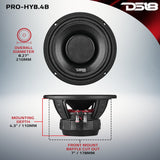 PRO 8' Coaxial Hybrid Mid-Range Water resistant Cone Loudspeaker with Built-in Driver 250 Watts R... - detail view | Silarius