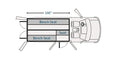 Havis PT-C01-100-3 Prisoner Transport Insert For 2007-2023 Chevrolet Express G-Series 2500/3500 Standard Length 135in WB Cargo Van
