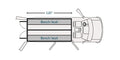 Havis PT-F05-120-2 Prisoner Transport Insert For 2015-2023 Ford Transit Low Roof long length 148in WB Cargo Van