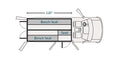 Havis PT-F06-120-3 Prisoner Transport Insert For 2015-2023 Ford Transit Medium roof long length 148in WB Cargo Van